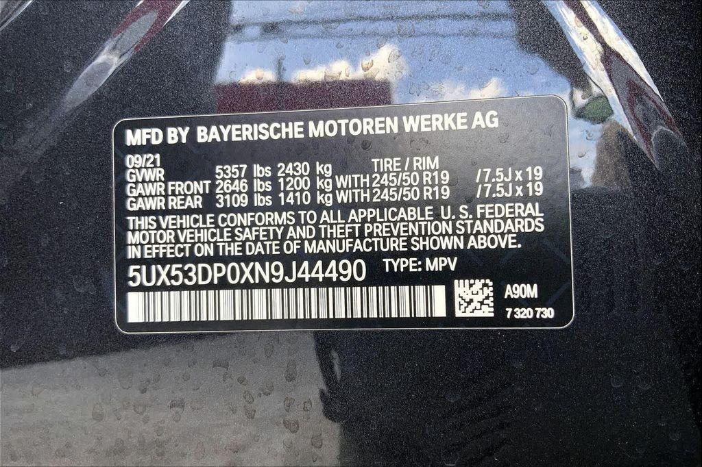 used 2022 BMW X3 car, priced at $32,497