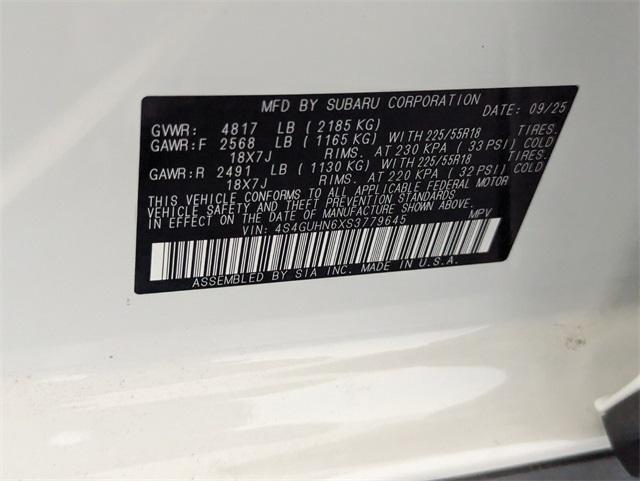 new 2025 Subaru Crosstrek car, priced at $34,507