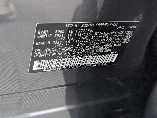 new 2026 Subaru Ascent car, priced at $55,770