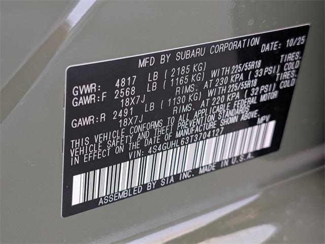 new 2026 Subaru Crosstrek car, priced at $35,640