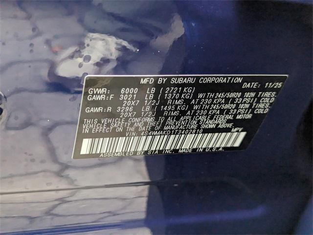 new 2026 Subaru Ascent car, priced at $54,676