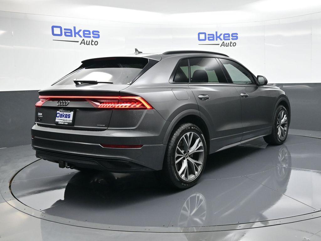 used 2021 Audi Q8 car, priced at $32,000