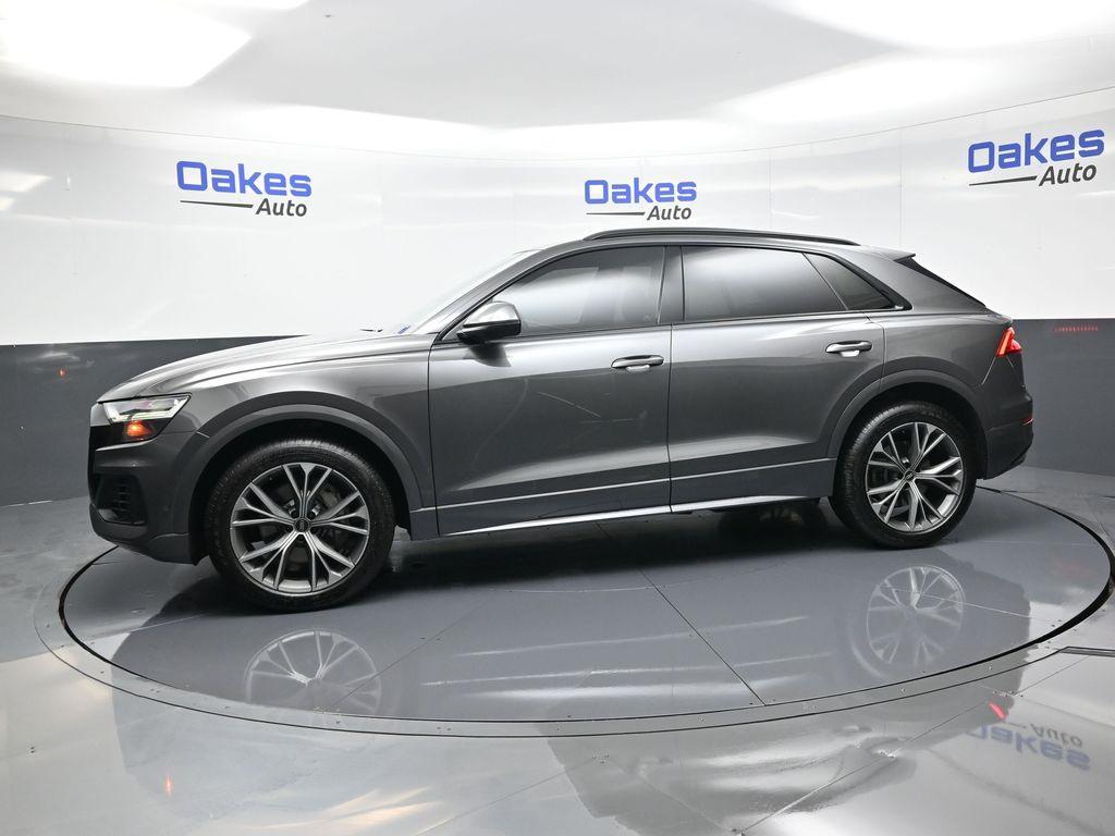 used 2021 Audi Q8 car, priced at $32,000