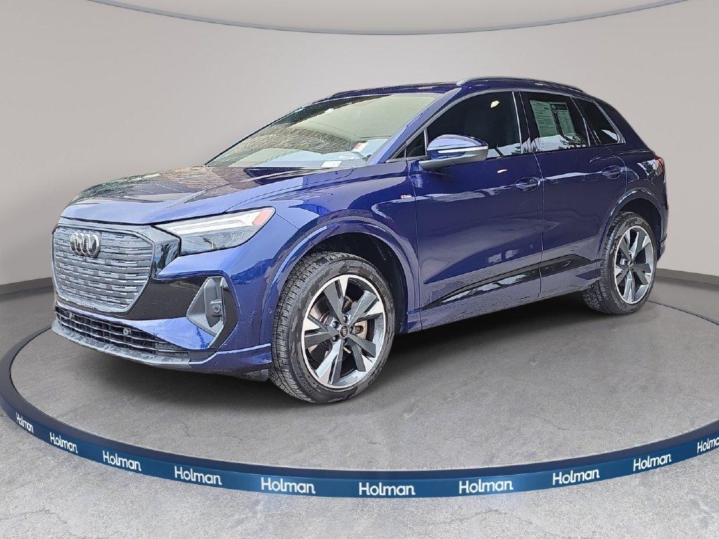 2023 Audi Q4 e-tron in Navarra Blue Metallic for sale in the USA