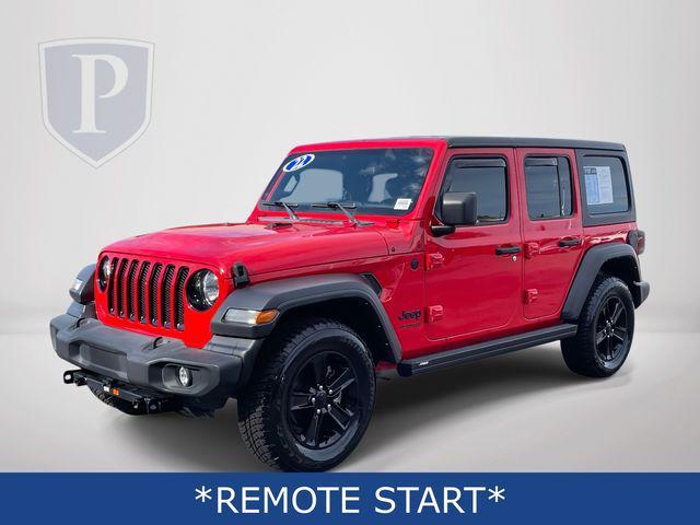 used 2022 Jeep Wrangler Unlimited car, priced at $28,500