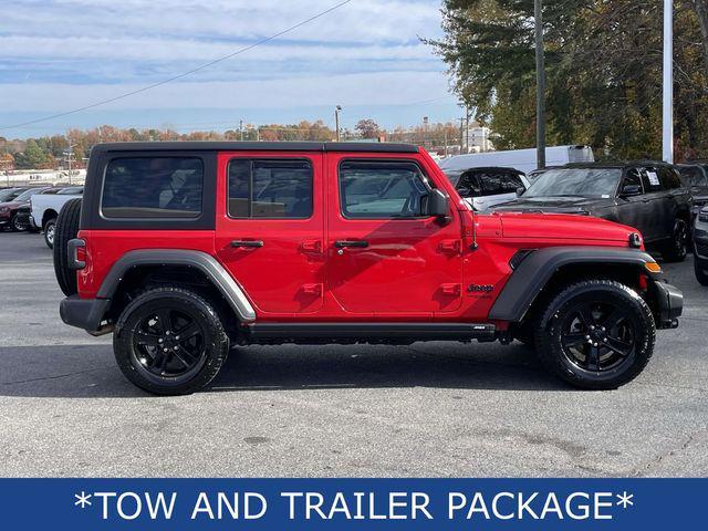used 2022 Jeep Wrangler Unlimited car, priced at $28,500