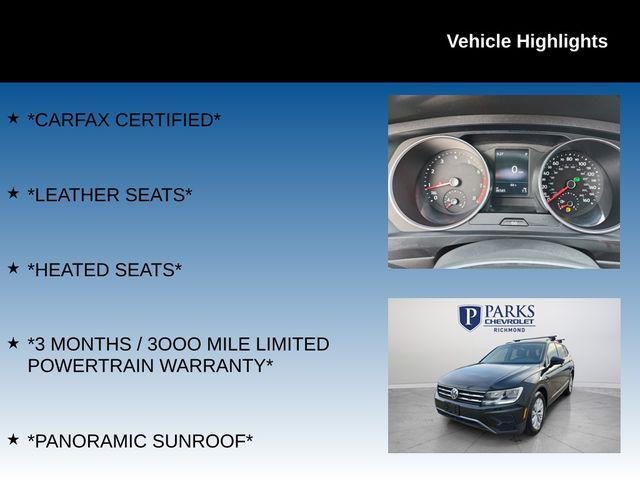 used 2018 Volkswagen Tiguan car, priced at $12,800