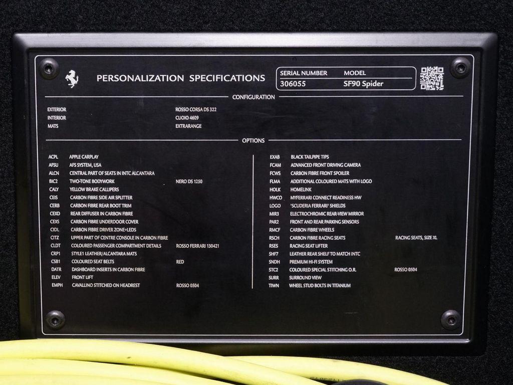 used 2024 Ferrari SF90 Spider car, priced at $641,480