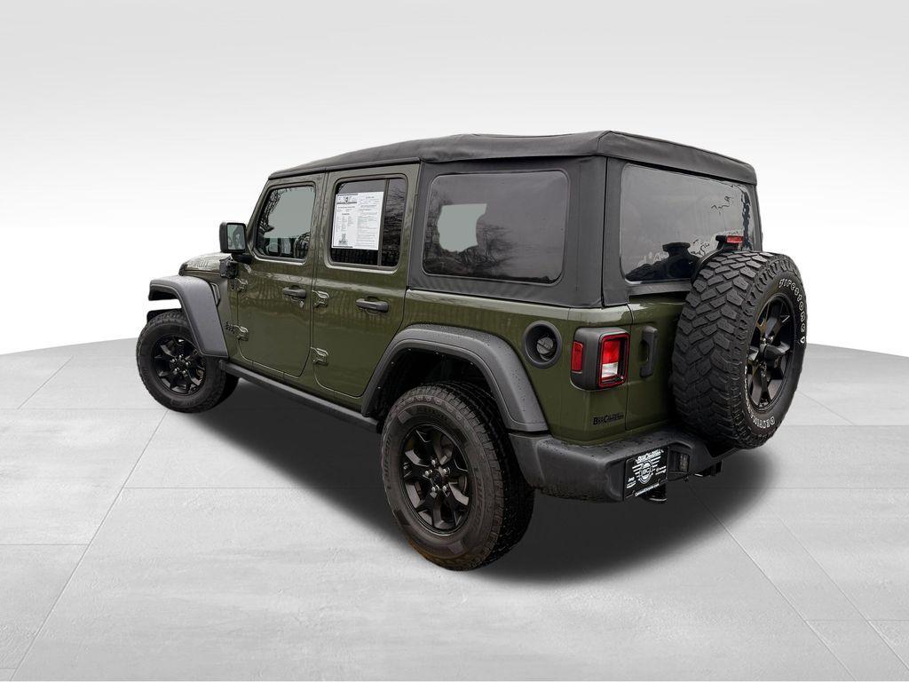 used 2021 Jeep Wrangler Unlimited car, priced at $25,163