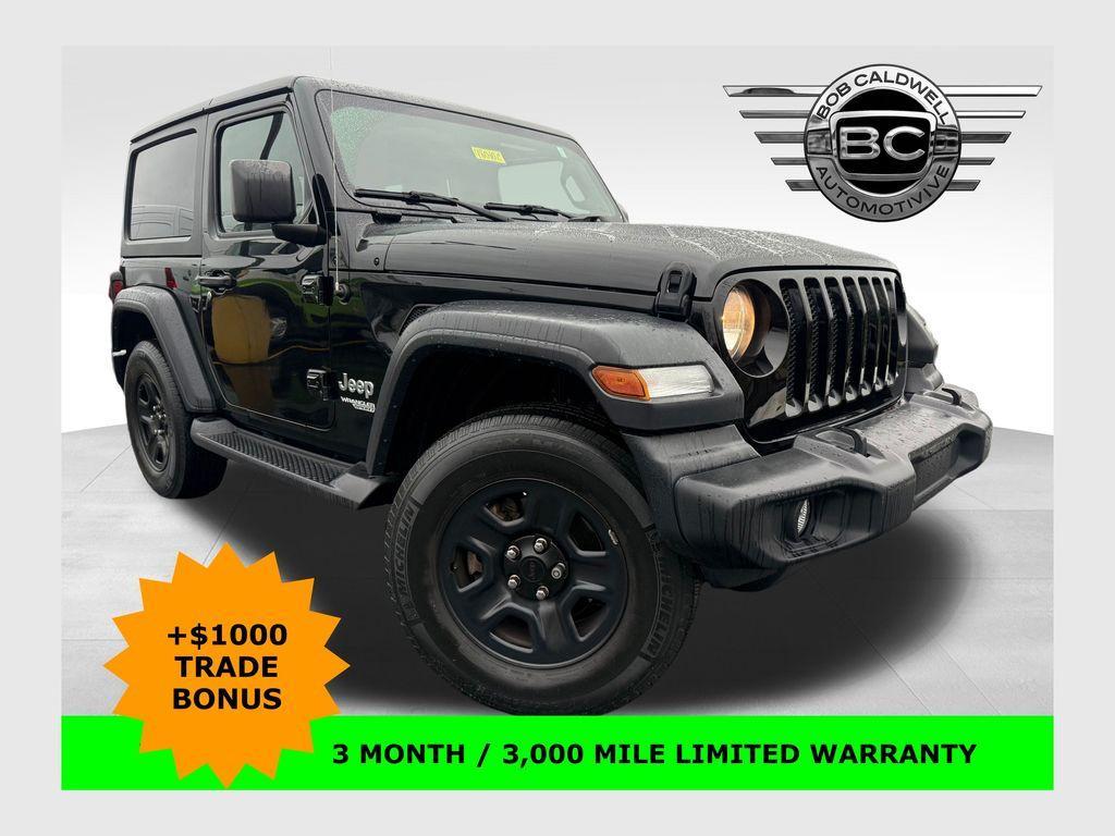 used 2019 Jeep Wrangler car, priced at $23,462
