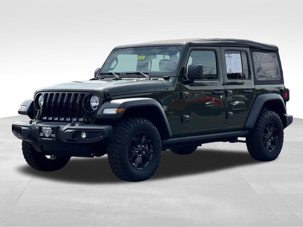 used 2022 Jeep Wrangler Unlimited car, priced at $29,504