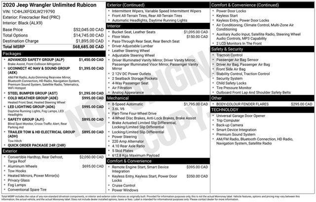 used 2020 Jeep Wrangler Unlimited car, priced at $29,394