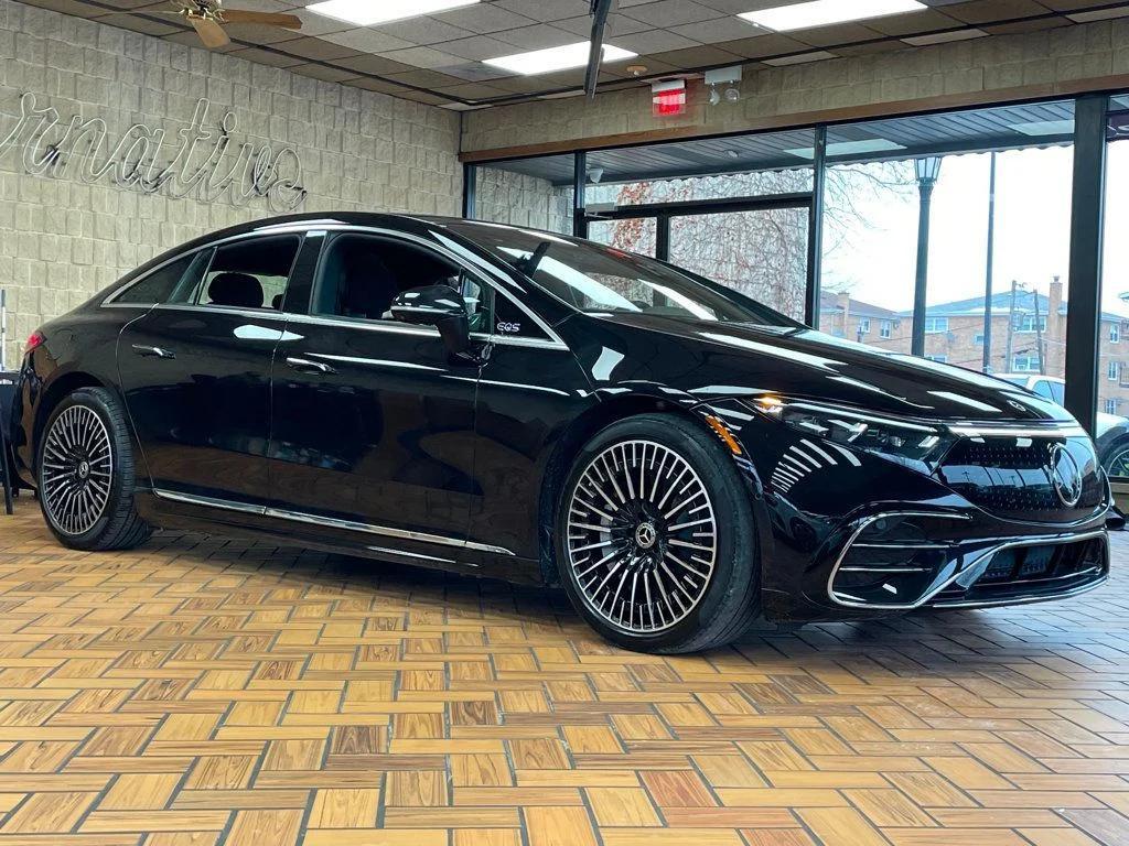 used 2022 Mercedes-Benz EQS 580 car, priced at $44,980