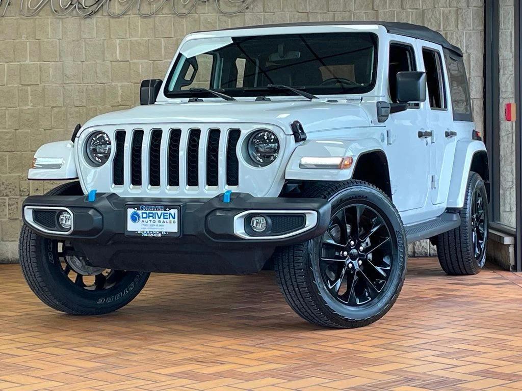 used 2023 Jeep Wrangler 4xe car, priced at $28,480