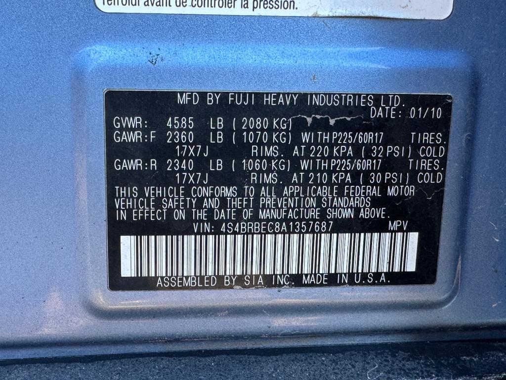 used 2010 Subaru Outback car, priced at $5,495