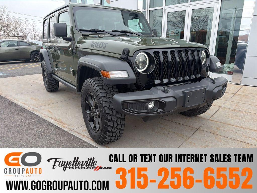 used 2022 Jeep Wrangler Unlimited car, priced at $33,400
