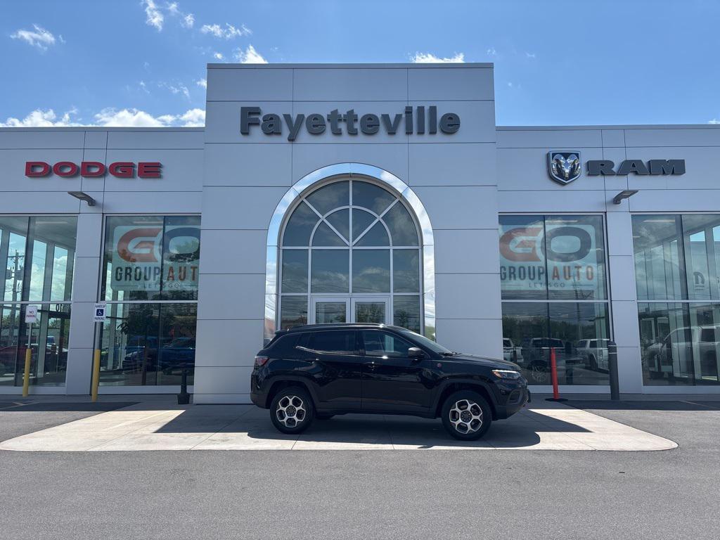 used 2022 Jeep Compass car, priced at $23,100