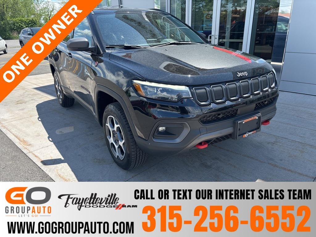 used 2022 Jeep Compass car, priced at $23,100