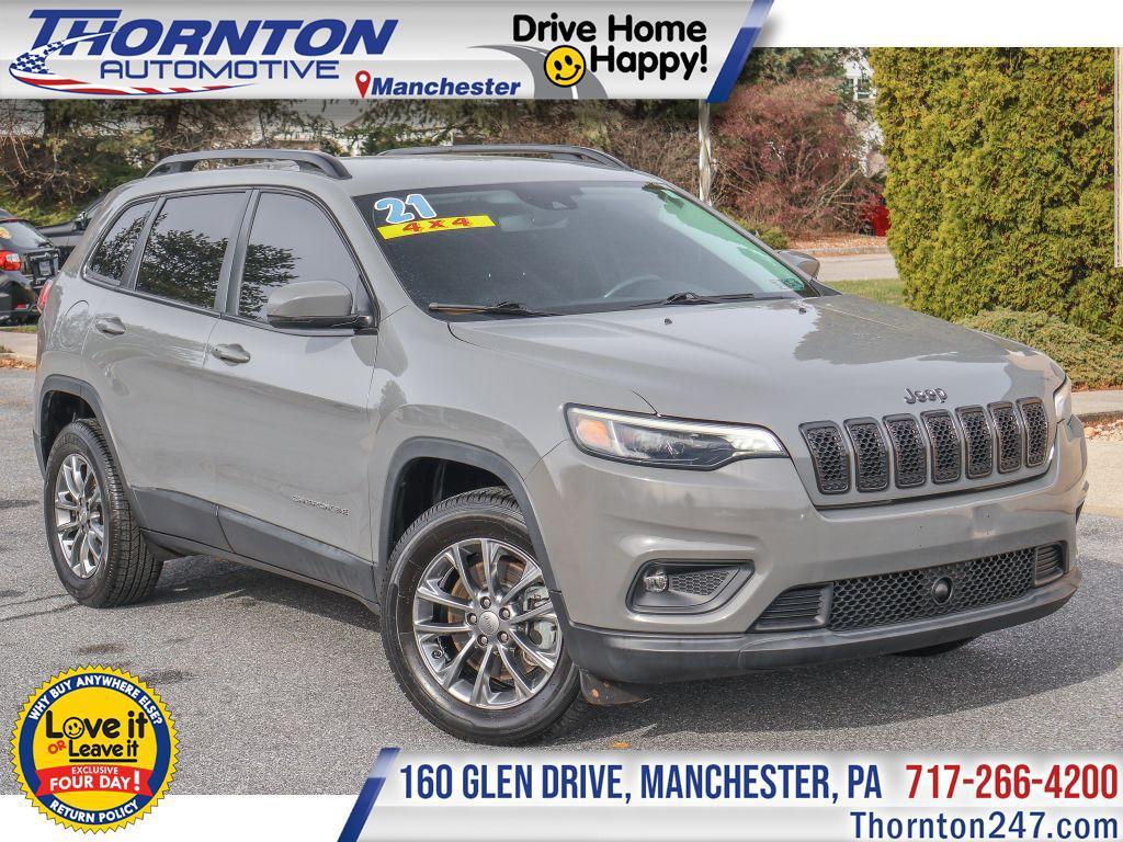 used 2021 Jeep Cherokee car, priced at $18,795
