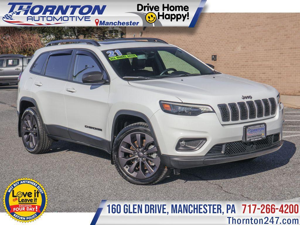 used 2021 Jeep Cherokee car, priced at $19,995