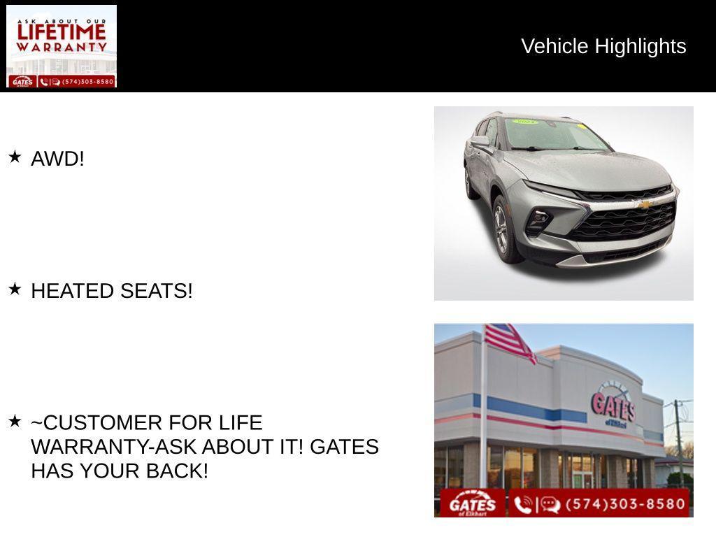 used 2024 Chevrolet Blazer car, priced at $25,149
