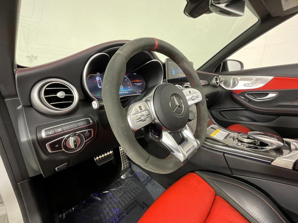 used 2020 Mercedes-Benz AMG C 63 car, priced at $49,991