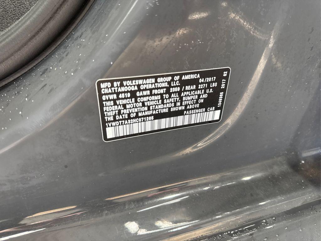 used 2017 Volkswagen Passat car, priced at $10,800