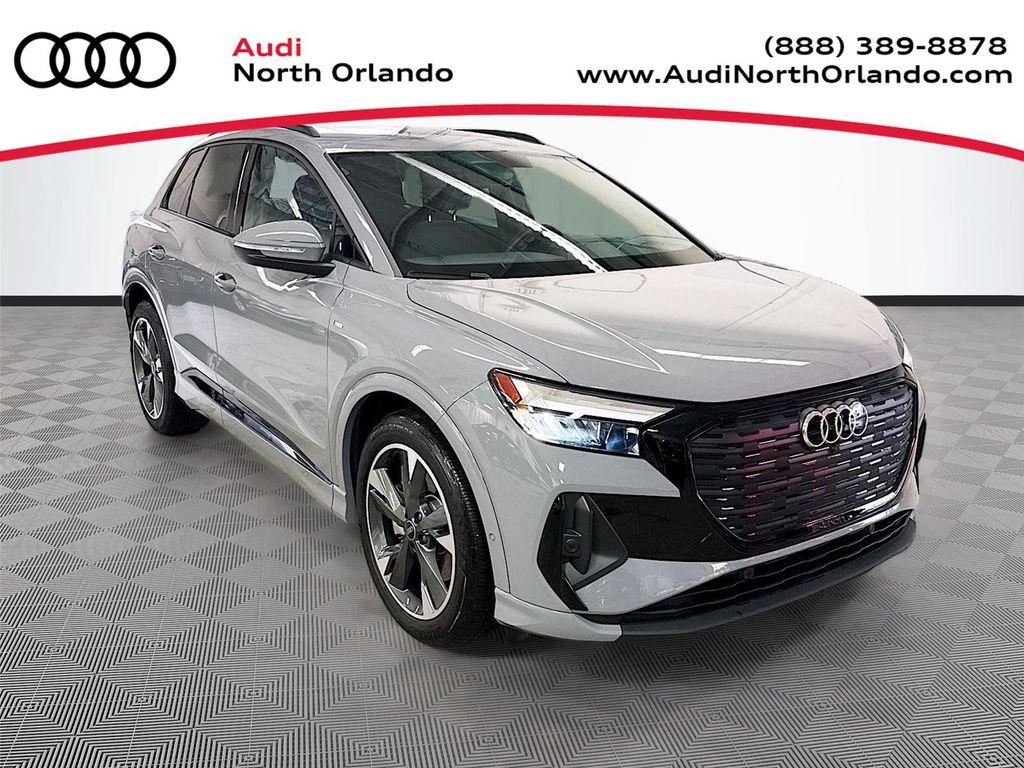 used 2024 Audi Q4 e-tron car, priced at $31,500