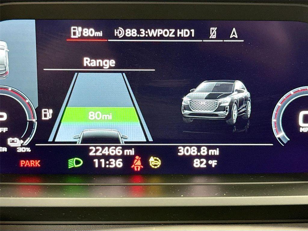 used 2024 Audi Q4 e-tron Sportback car, priced at $31,500