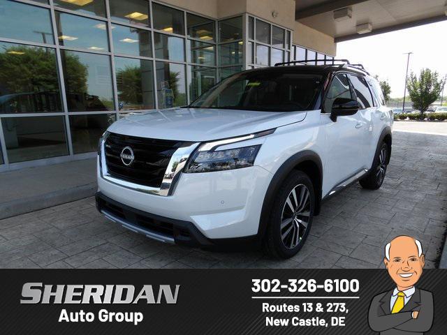new 2025 Nissan Pathfinder car, priced at $45,432