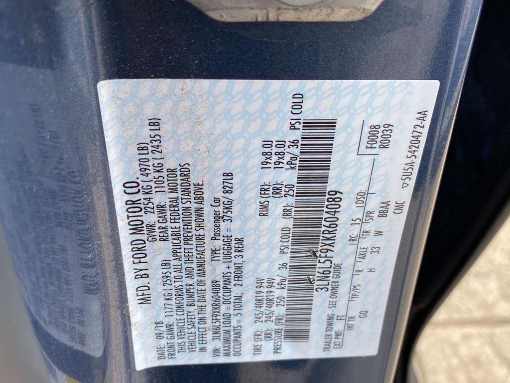 used 2019 Lincoln MKZ car, priced at $18,900