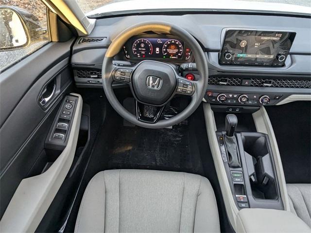 new 2025 Honda Accord car, priced at $30,705