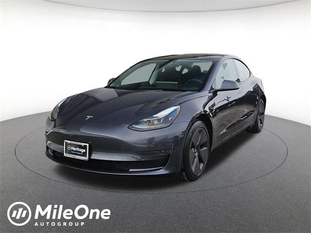 used 2023 Tesla Model 3 car, priced at $25,000