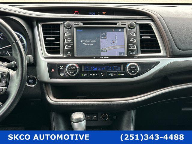 used 2017 Toyota Highlander car, priced at $19,650