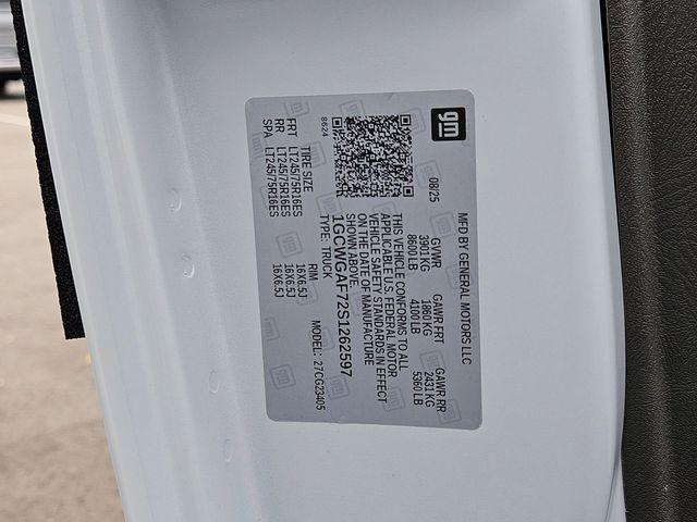 new 2025 Chevrolet Express 2500 car, priced at $54,104