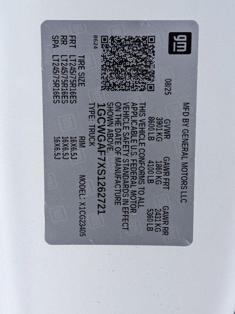 new 2025 Chevrolet Express 2500 car, priced at $52,136