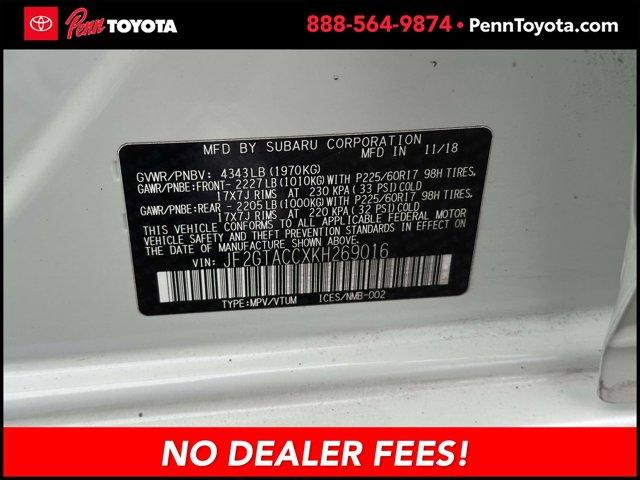 used 2019 Subaru Crosstrek car, priced at $18,809