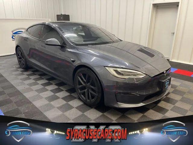 used 2022 Tesla Model S car, priced at $57,555