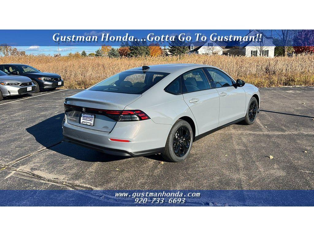 new 2025 Honda Accord car, priced at $30,630
