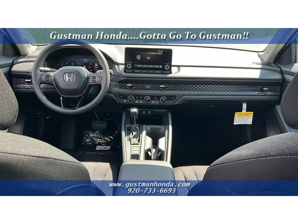 new 2025 Honda Accord car, priced at $30,585