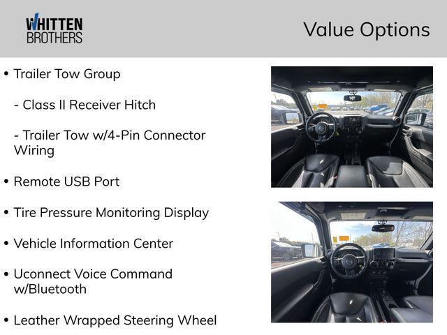 used 2016 Jeep Wrangler Unlimited car, priced at $21,000