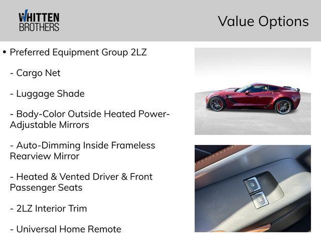 used 2017 Chevrolet Corvette car, priced at $68,490