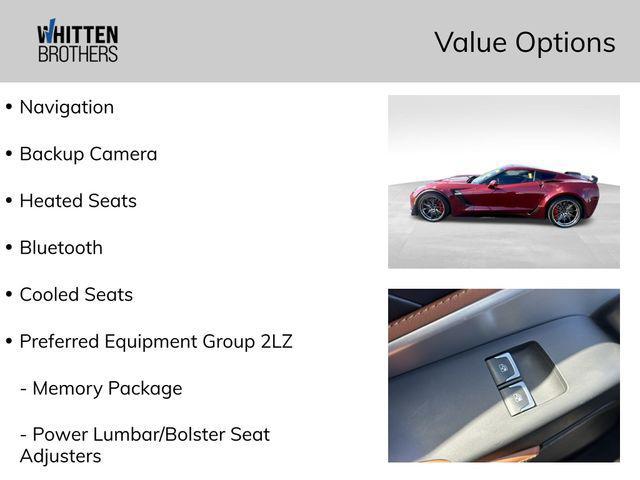 used 2017 Chevrolet Corvette car, priced at $68,490