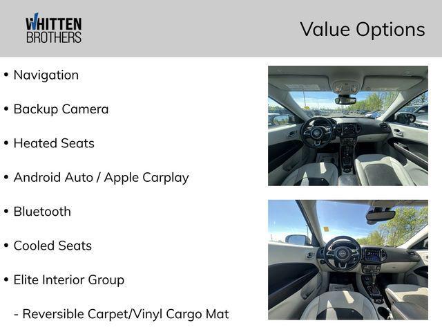 used 2021 Jeep Compass car, priced at $17,392