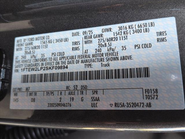 new 2025 Ford F-150 car, priced at $41,796