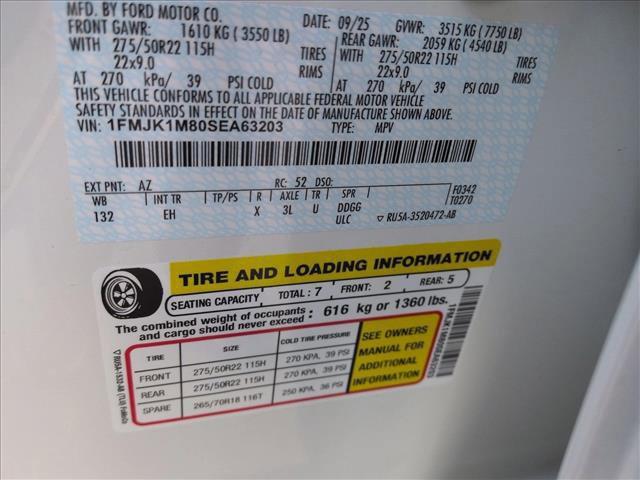 new 2025 Ford Expedition Max car, priced at $76,795