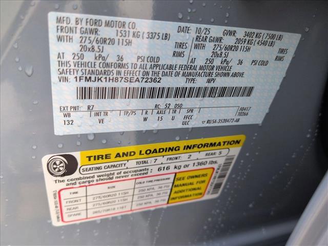 new 2025 Ford Expedition Max car, priced at $67,695