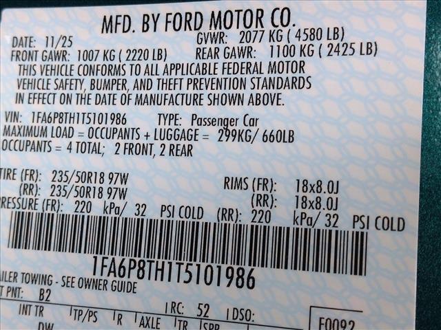new 2026 Ford Mustang car, priced at $33,520