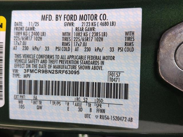 new 2025 Ford Bronco Sport car, priced at $27,861