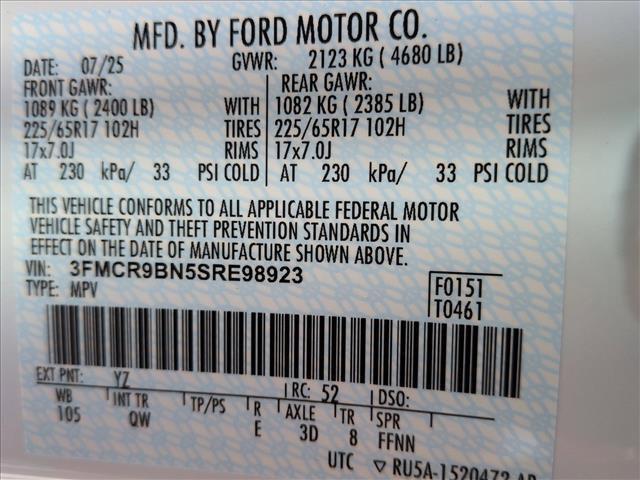 new 2025 Ford Bronco Sport car, priced at $28,406